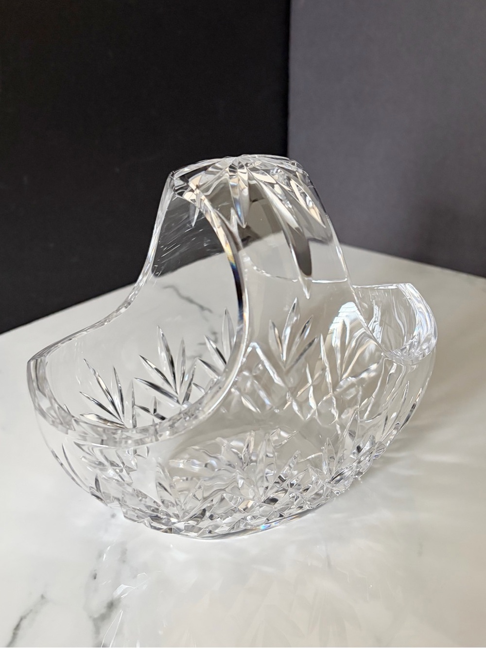 Ferndale Large Basket by Waterford Crystal